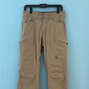 Eddie Bauer Men's Fleece-lined Cargo Pants in Tan size 30X30